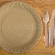 Papierový tanier nepremastiteľný kraft O23cm [100 ks], Celulóza 100%, i230015_9