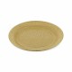 Papierový tanier nepremastiteľný kraft O23cm [100 ks], Celulóza 100%, i230015_1
