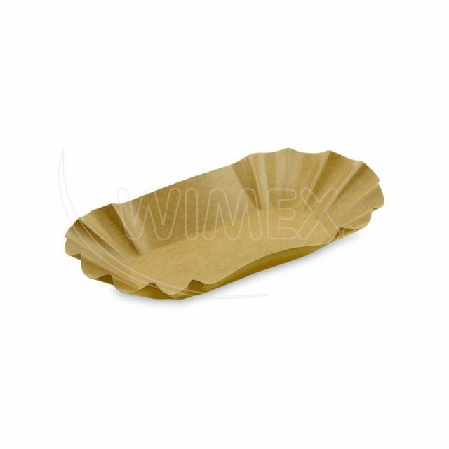 Papierová miska nepremastiteľná oválna kraft 17,5 x 10,5 x 3 cm [250 ks]_7