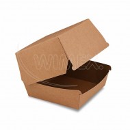 Burger box (PAP FSC Mix) nepremastiteľný kraft 110 x 110 x 90 mm [50 ks]_1