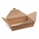 Food box (PAP/PE) nepremastiteľný kraft `L` 195 x 138 mm 1400ml [50 ks]_1