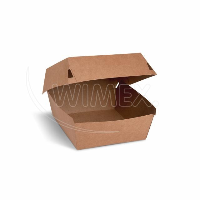 Burger box (PAP) kraft 115 x 115 x 78 mm [100 ks]_1