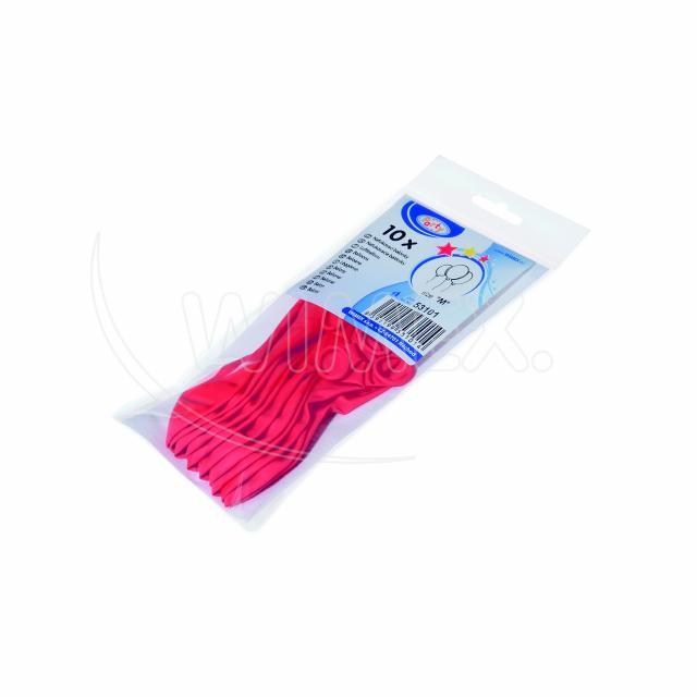 Nafukovací balónik červený O25cm M [10 ks]_4
