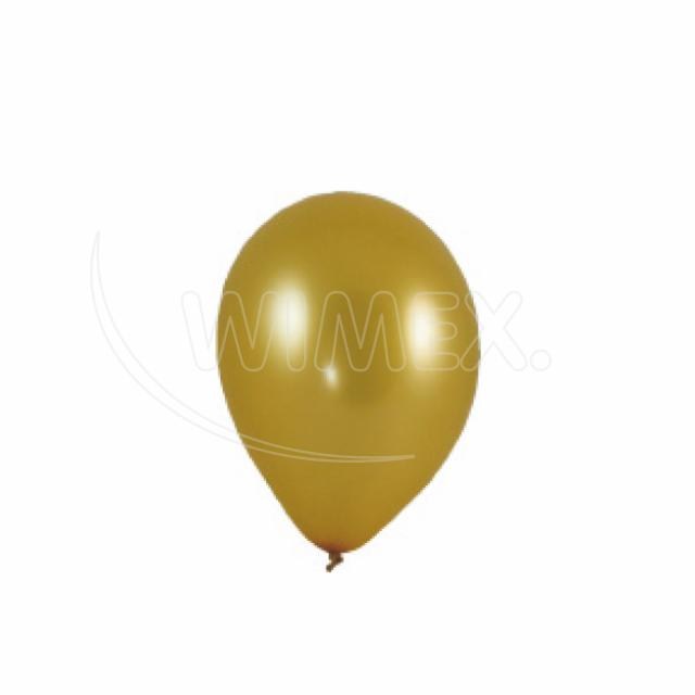 Nafukovací balónik zlatý O25cm M [100 ks]_1
