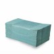 Papierový uterák skladaný ZZ 1vrstvý zelený 25 x 23 cm RECY [5000 ks]_5