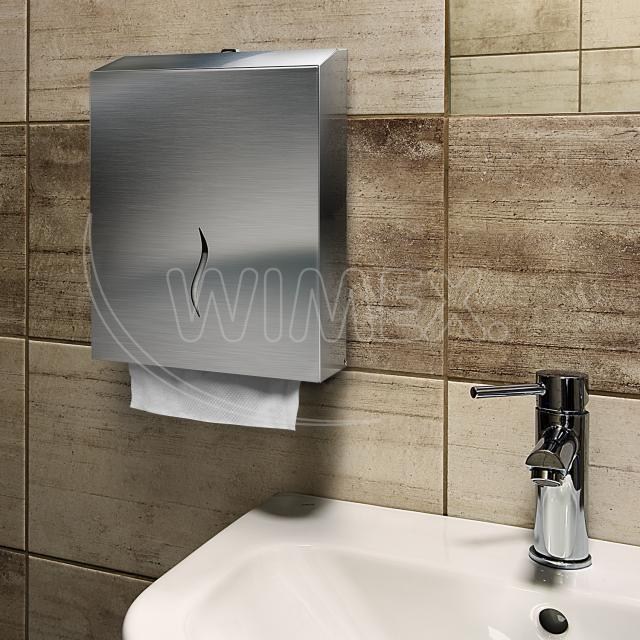 Papierový uterák (FSC Mix) skladaný ZZ 2vrstvý biely 24 x 21 cm [3000 ks]_2