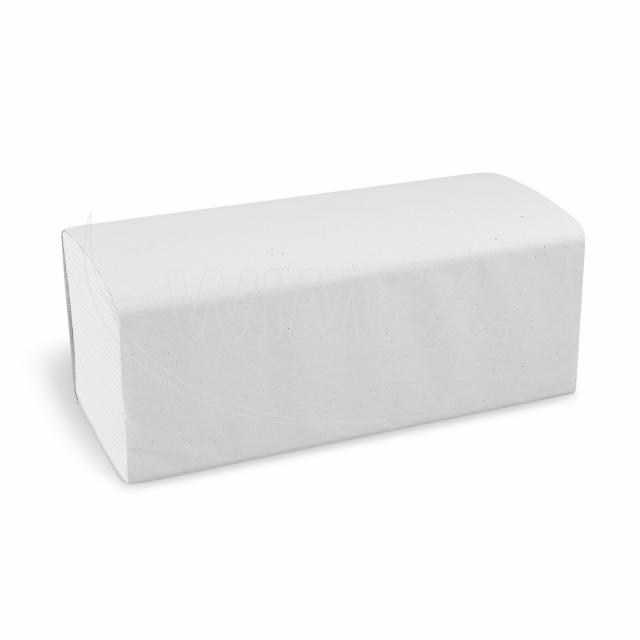 Papierový uterák (FSC Mix) skladaný ZZ 2-vrstvový biely 25 x 21 cm [3200 ks]_1
