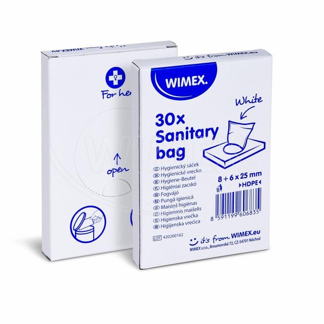 Hygienické vrecko (HDPE) biele 8+6 x 25 cm [30 ks]_8