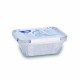 Miska (ALU) hranatá 145 x 120 x 41 mm 470ml + viečko [5 sád]_6