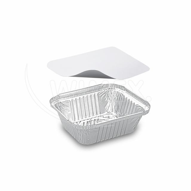Miska (ALU) hranatá 145 x 120 x 41 mm 470ml + viečko [5 sád]_1