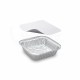 Miska (ALU) hranatá 158 x 158 x 34 mm 560ml + viečko [5 sád]_5