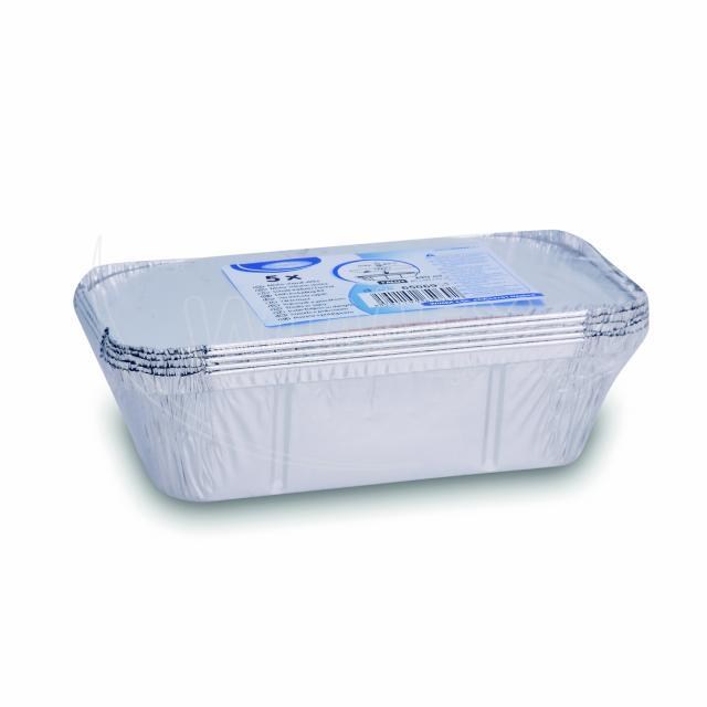 Miska (ALU) hranatá 201 x 109 x 49 mm 690ml + viečko [5 sád]_4