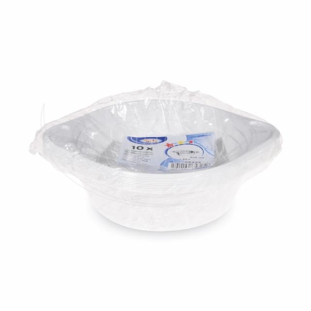 Miska (PP) s uškami biela 500ml [10 ks]_1