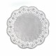 Dekoračná krajka (PAP) okrúhla biela O32cm [6 ks]_1