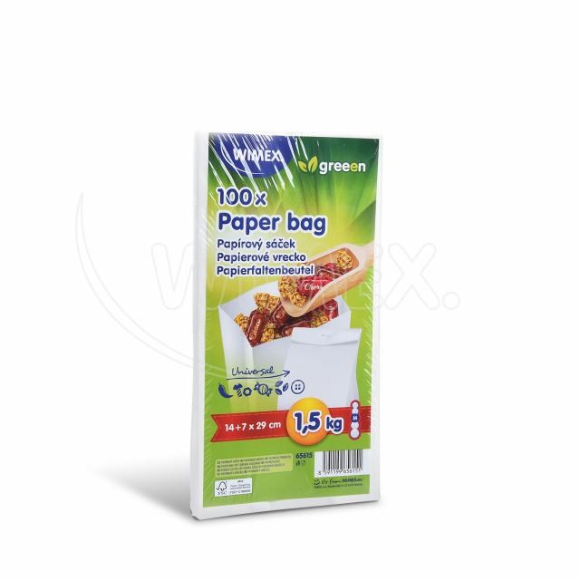 Papierové vrecko (FSC Mix) s bočným skladom biele 14+7 x 29 cm1,5kg [100 ks]_7