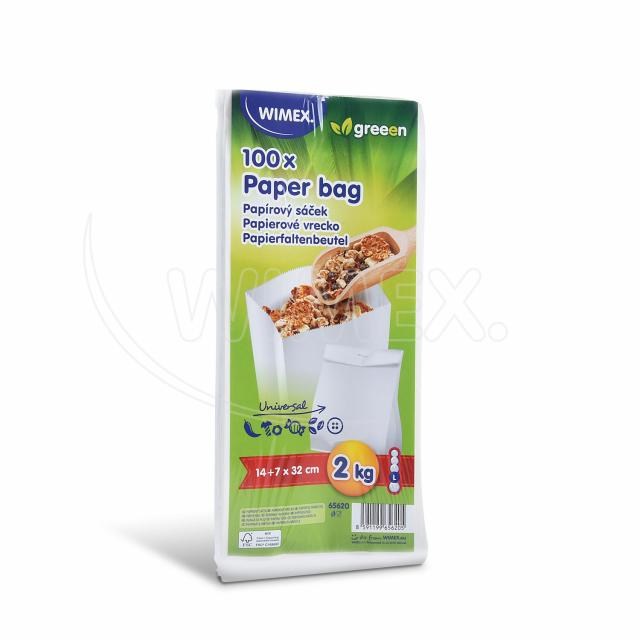 Papierové vrecko (FSC Mix) s bočným skladom biele 14+7 x 32 cm 2kg [100 ks]_8
