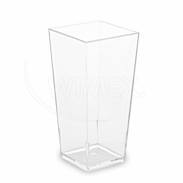 Fingerfood pohárik (PS) hranatý číry 40 x 40 x 82 mm 85ml [40 ks]_6