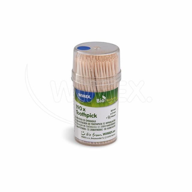 Špáradlo drevené O2 x 65 mm v kelímku [190 ks]_7
