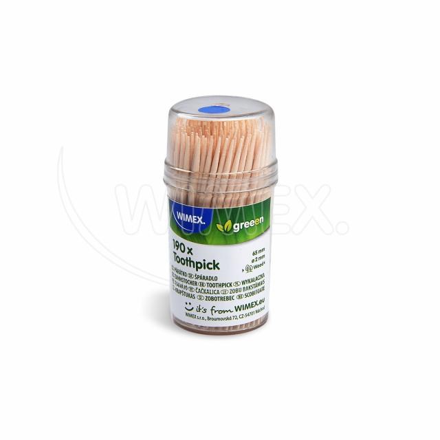 Špáradlo drevené O2 x 65 mm v kelímku [190 ks]_8