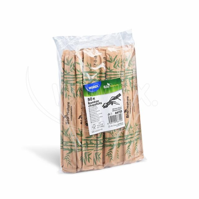 Čínske paličky (bambusové FSC 100%) O6mm x 21cm balené v páre [50 párov]_1
