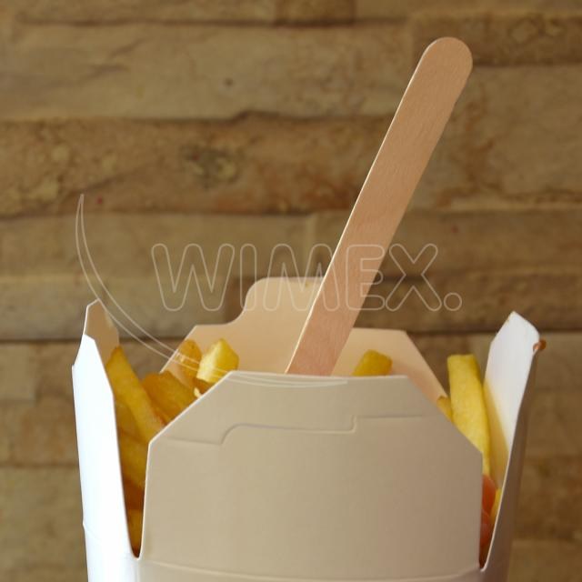 Vidlička desiatová (drevená FSC 100%) dlhá 14cm [500 ks]_9