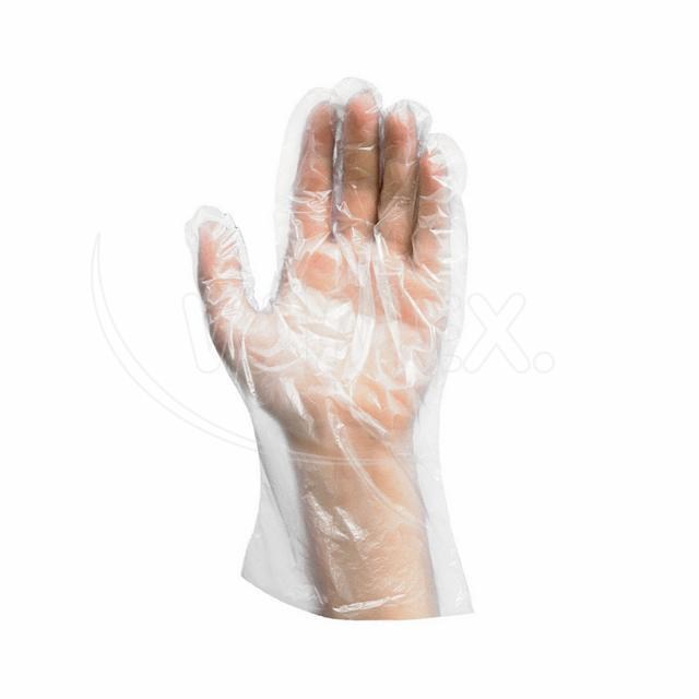 Rukavica (HDPE) jednorázová transparentná L v boxe [100 ks]_4