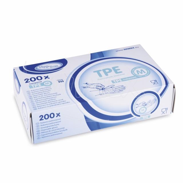 Rukavica (TPE) jednorázová transparentná M [200 ks] - Dopredaj_6