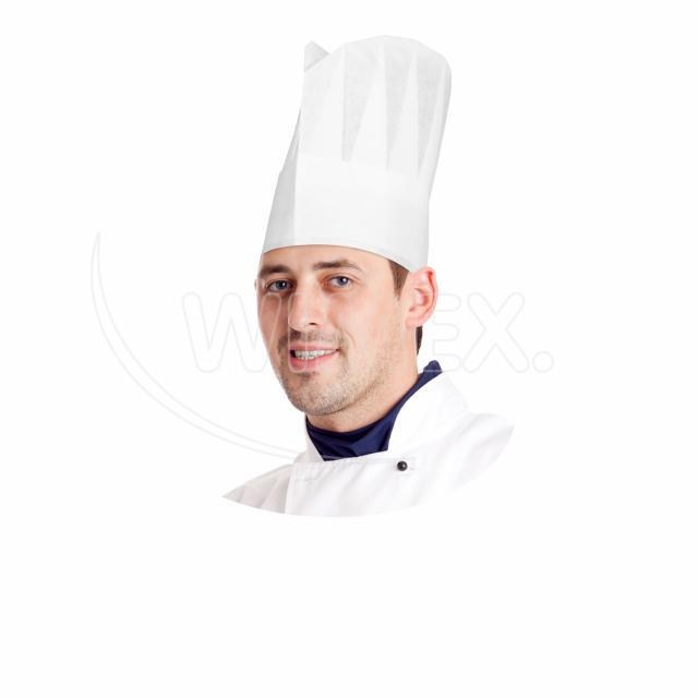 Kuchárska čiapka (PAP) biela 23cm [10 ks]_6