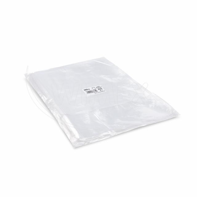 Vrecko ploché (LDPE) silné transparentné 25 x 35 cm [100 ks]_2