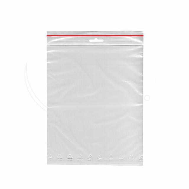 Rýchlouzatváracie vrecko (LDPE) transparentné 23 x 32 cm [1000 ks]_1