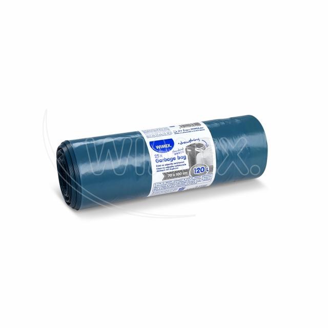 Vrece na odpadky (LDPE) zaťahovacie modré 70 x 100 cm 120L [25 ks] - nahrada 69719_6