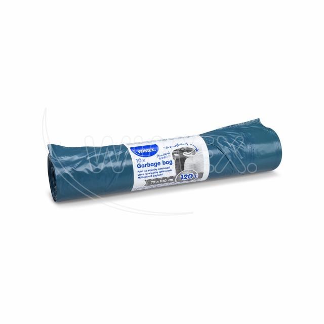 Vrece na odpadky (LDPE) zaťahovacie modré 70 x 100 cm 120L [10 ks]_6