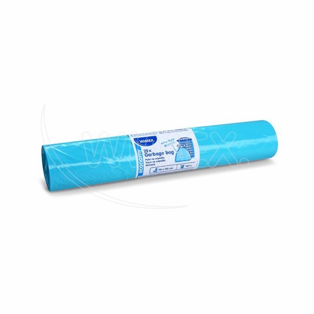 Vrece na odpadky (LDPE) ECONOMY extra light modré 70 x 110 cm 120L [25 ks]_6