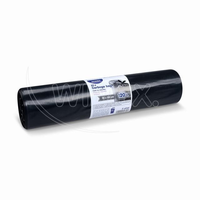 Vrece na odpadky (LDPE) čierne 70 x 110 cm 120L [25 ks]  nahrada   CL3412040_4