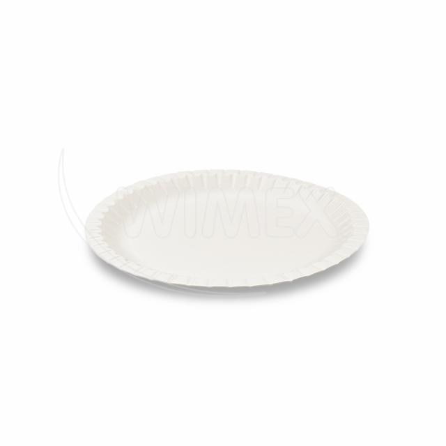 Papierový tanier biely O23cm [50 ks], 100% celulóza, hlboký, i230001_5
