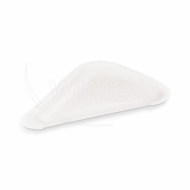 Papierová tácka na pizzu (FSC Mix) trojuholníková biela 26,5 x 20 cm [250 ks]_1