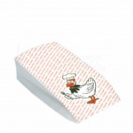 Papierové vrecko 2vrstvé nepremastiteľné 15+8 x 30 cm Maxi na kurča [100 ks]_1