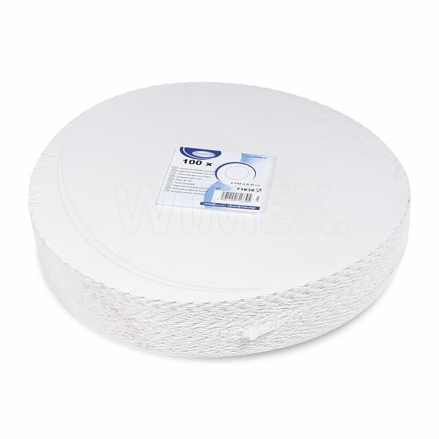 Lepenková podložka pod tortu biela O30cm RECY [100 ks]_8