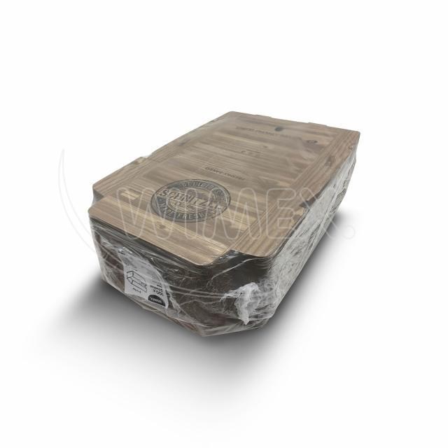 Schnitzel box (mikrovlnitá lepenka) kraft s potlačou 280 x 170 x 60 mm [100 ks]_2