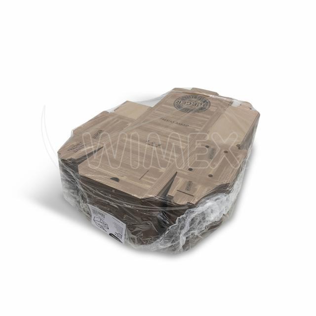 Burger box (mikrovlnitá lepenka) 2dielny kraft s potlačou 210 x 160 x 100 mm [100 ks]_1