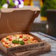 Krabica na pizzu (mikrovlnitá lepenka) H4 kraft s potlačou 50 x 50 x 5 cm [100 ks]_2