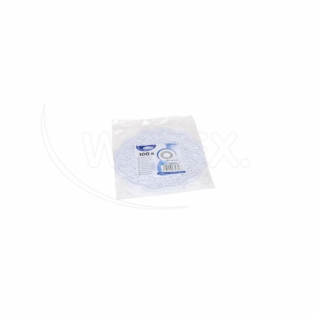 Dekoračná krajka (PAP) okrúhla biela O16cm [100 ks]_8