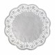 Dekoračná krajka (PAP) okrúhla biela O40cm [100 ks]_1