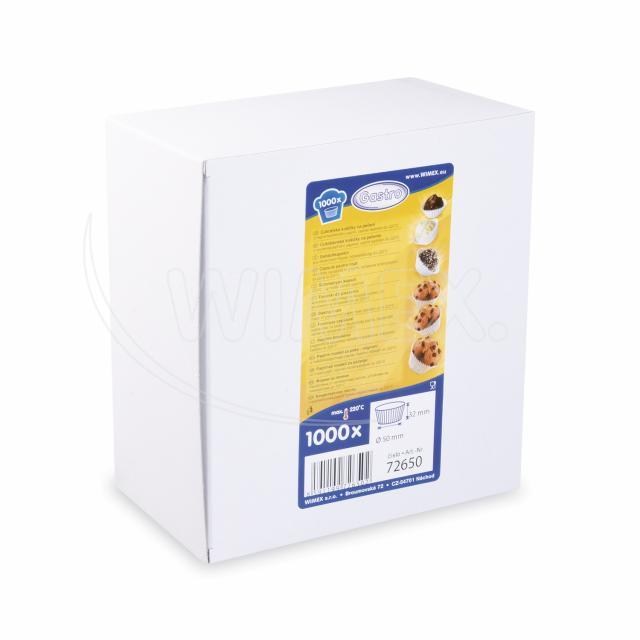 Cukrárenský košíček (PAP) biely O50 x 32 mm [1000 ks]_5