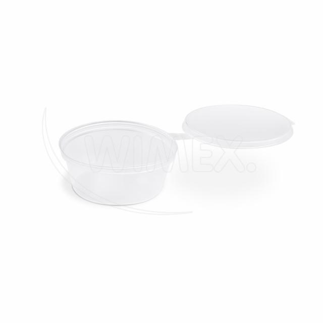 Dressingová miska (PP)  s viečkom priehľadná O70mm 60ml [100 ks]_4