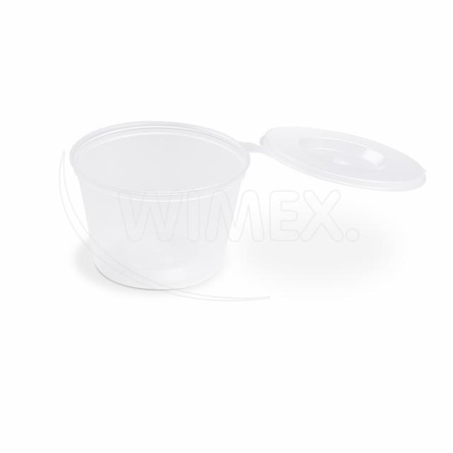 Dressingová miska (PP)  s viečkom priehľadná O70mm 120ml [50 ks]_4