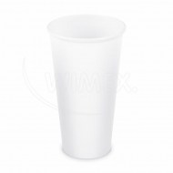 Papierový pohár biely O90mm 610ml XXL: 0,5L/20oz [50 ks]_1