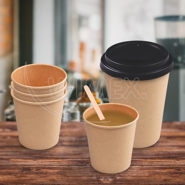 Papierový pohár kraft O80mm 330ml ML: 0,3L/10oz [50 ks]_3