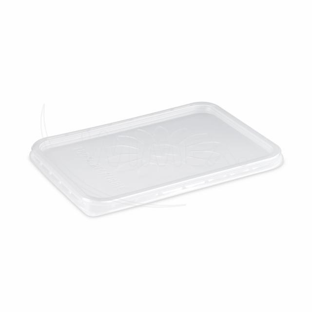 Viečko (PP) priehľadné pre vaničku 186 x 133 mm [50 ks]_1