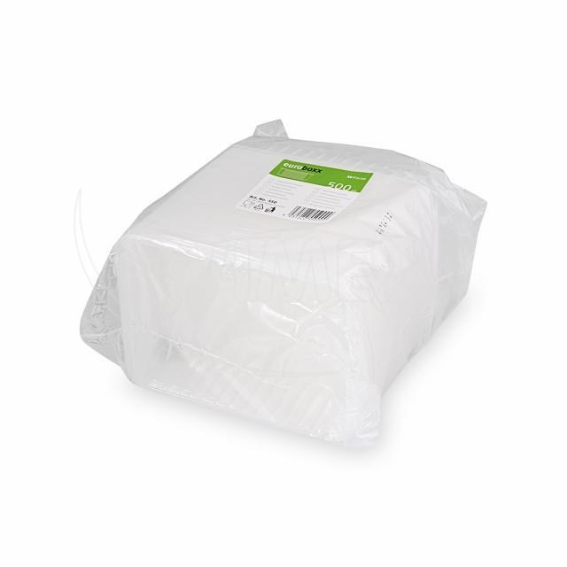Vanička (PP) hranatá priehľadná 186 x 133 mm 500ml [50 ks]_5